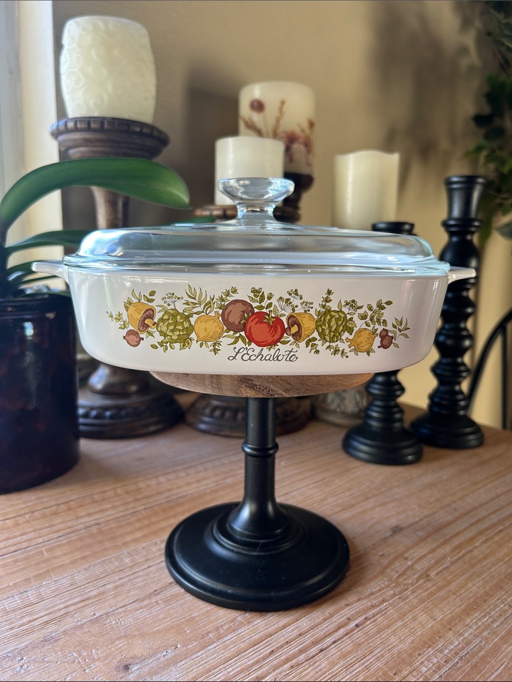 Corningware Spice of Life" (Le Romarin) Casserole Dish 8x8x1.75 inch  A-8-B